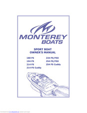 Monterey 214 Fs Cuddy Manuals Manualslib