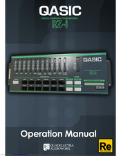 Quadelectra QASIC RZ-i Operation Manual