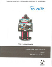 Adrenaline Technologies Touch FX TFX1 Operation And Service Manual