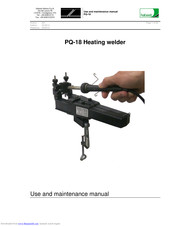 Habasit PQ-18 Use And Maintenance Manual