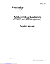 Raymarine Autohelm ST6000 Service Manual