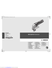 Bosch GSC 10,8 V-LI Professional Original Instructions Manual