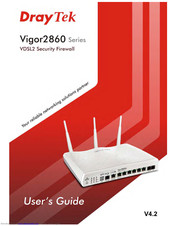 Draytek VIGOR2860 series User Manual