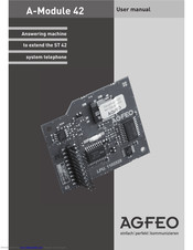 AGFEO A-module 42 User Manual