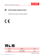 Riello RLS 1200/M MX Installation, Use And Maintenance Manual