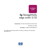 HP storageworks 2/32 Installation Manual