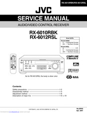JVC RX-6012RSL Service Manual