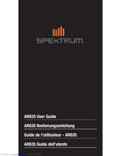 Spektrum AR635 User Manual