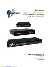 Microtronix access 4000 series Quick Start Manual