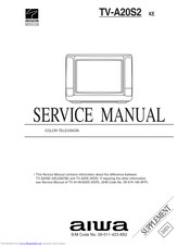 Aiwa TV-A20S2 Service Manual