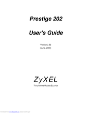 ZyXEL Communications ZyXEL Prestige 202 User Manual