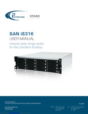 i3 International SAN iS316 User Manual