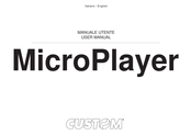 Custom Audio Electronics MicroPlayer User Manual