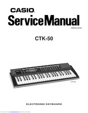 Casio CTK-50 Service Manual