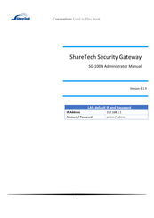 ShareTech SG-100N Administrator's Manual