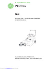 IPCGansow ECOL Operator's Manual
