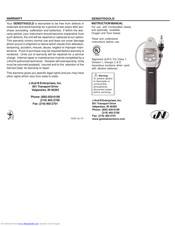 J And N SENSIT GOLD Instruction Manual