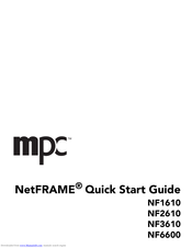MPC netframe NF600 Quick Start Manual