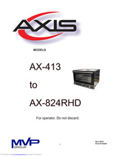 Axis AX-413 Manual