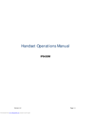 ShoreTel IP8430M Operation Manual