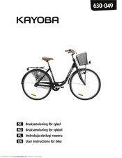 Kayoba 630-049 User Instructions