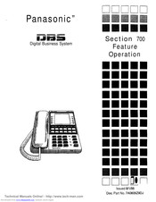Panasonic DBS 96 Operating Manual