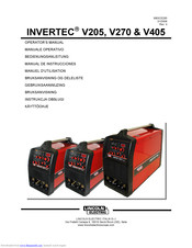 INVERTEC V405 Operator's Manual