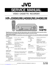 JVC HR-J4406UM Service Manual