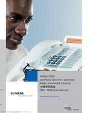 Siemens optiPoint 500 entry Reference Manual