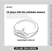 Clas Ohlson CDX82-60 User Manual