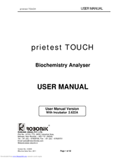 ROBONIK prietest TOUCH User Manual