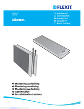 Flexit Albatros Installation Instructions Manual