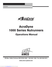 AcraDyne 1000 Series Operation Manual