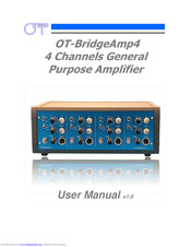 OT Bioelettronica OT-BridgeAmp4 User Manual