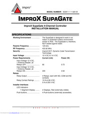 impro IMPROX SUPAGATE SGI911-1-1-GB-XX Installation Manual