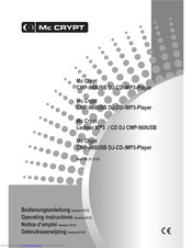 MC Crypt CMP-960USB Operating Instructions Manual