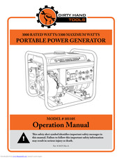 Dirty Hand Tools 101105 Operation Manual