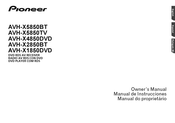 Pioneer AVH-X5850BT Owner's Manual