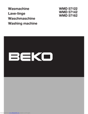 Beko WMD 57162 User Manual