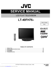 JVC LT-40FH76 Service Manual