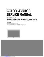 LG PFM-42V1E Service Manual