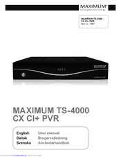 Maximum TS-4000 User Manual