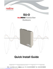 Redline Communications SU-O Quick Install Manual