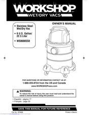 Workshop WS0600SS Owner's Manual