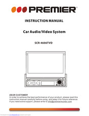 Premier SCR-4606TVD Instruction Manual