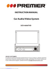 Premier SCR-4606TVD Instruction Manual