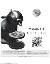 Dolce Gusto MELODY 3 Quick Start Manual