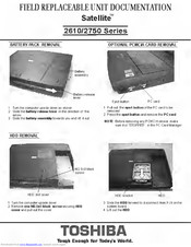 Toshiba SATELLITE 2750 Series Documentation