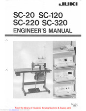 JUKI SC-20 Engineer's Manual