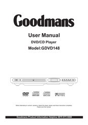 Goodmans GDVD148 User Manual